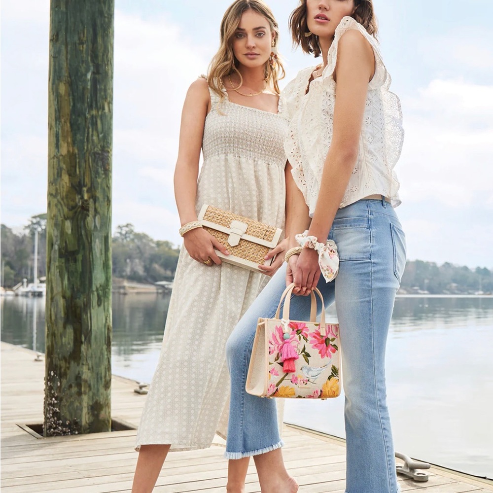 Brand new Spartina midi dress! Sz L NWT